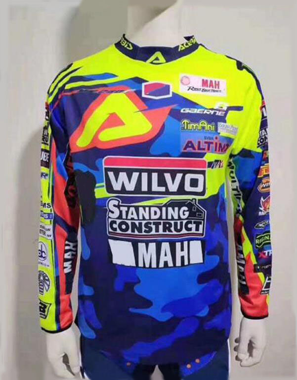 

Motocross long sleeves, motorcycle downhill jerseys, polyester quick-drying T-shirts, the same style can be customized