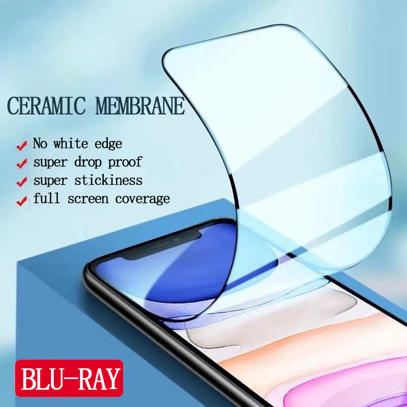 

IPhone series ceramic mobile phoCell Phone Screen Protectors two apieces blu-ray