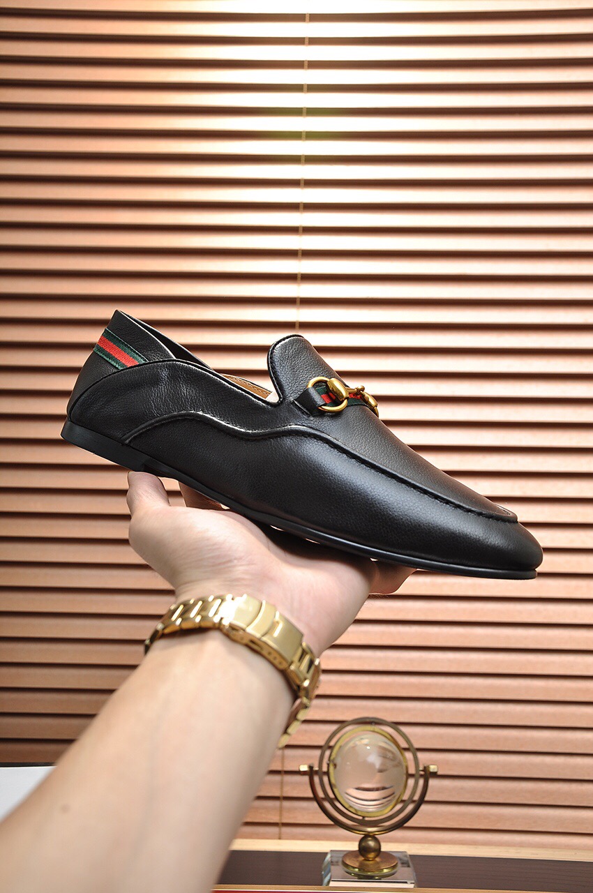 

2021 Men's Classic Business Oxfords Walking Casual Loafers Brand Designer Genuine Leather Wedding Party Dress Shoes Size 38-44, Black