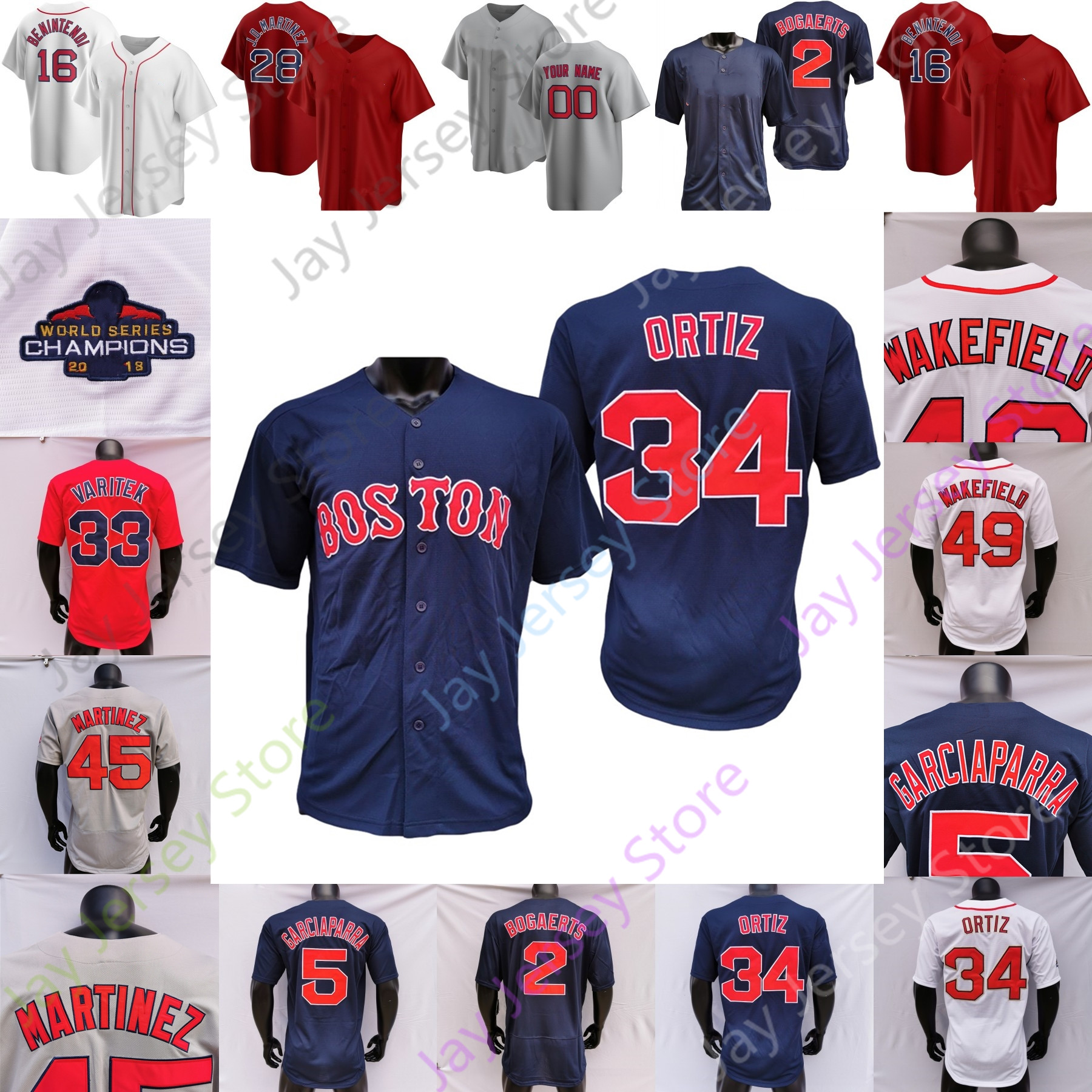 

Kyle Schwarber Jersey David Ortiz Xander Bogaerts Dustin Pedroia Michael Chavis Kike Hernandez J. D. Martinez Alex Verdugo Eovaldi Ottavino Sale Whitlock Valdez, Player's versions red