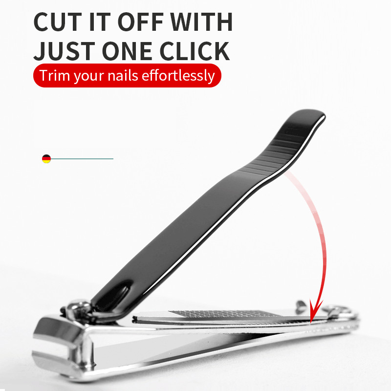 

japan-us Nail clippers Single pack Large Nails clipper Manicure with forceps Toenails adult household manicures tool