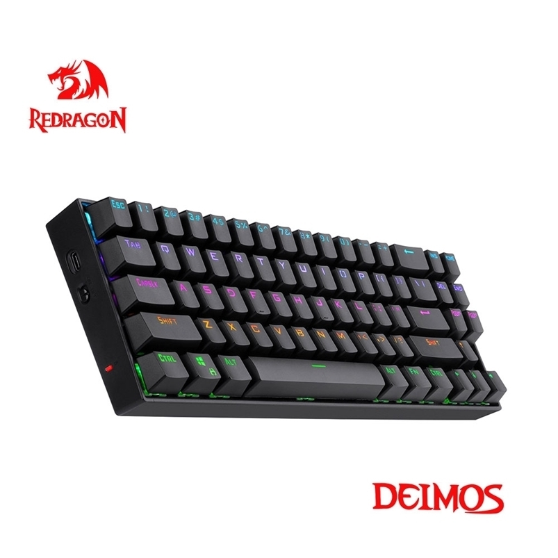 

Redragon Deimos K599 KRS RGB USB Mechanical Gaming Keyboard 2.4G wireless dual mode Red Switch 70 Keys Computer Russian us 210610