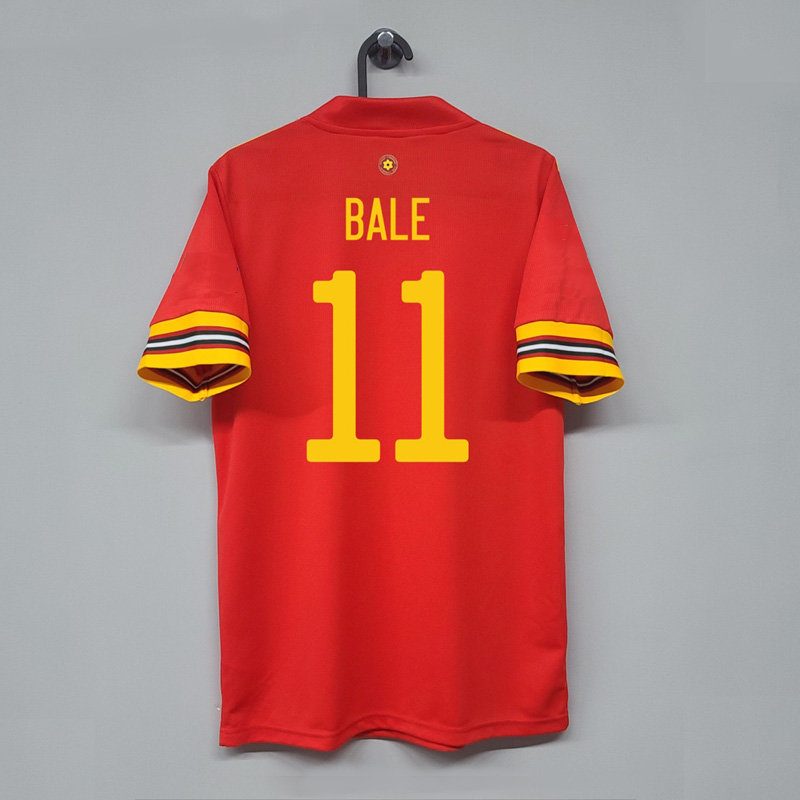 

2021 wales soccer jerseys National Team HOME away BALE JAMES RAMSEY Men kids maillot de football shirts ALLEN VOKES Camiseta futol Uniform, Home+patches