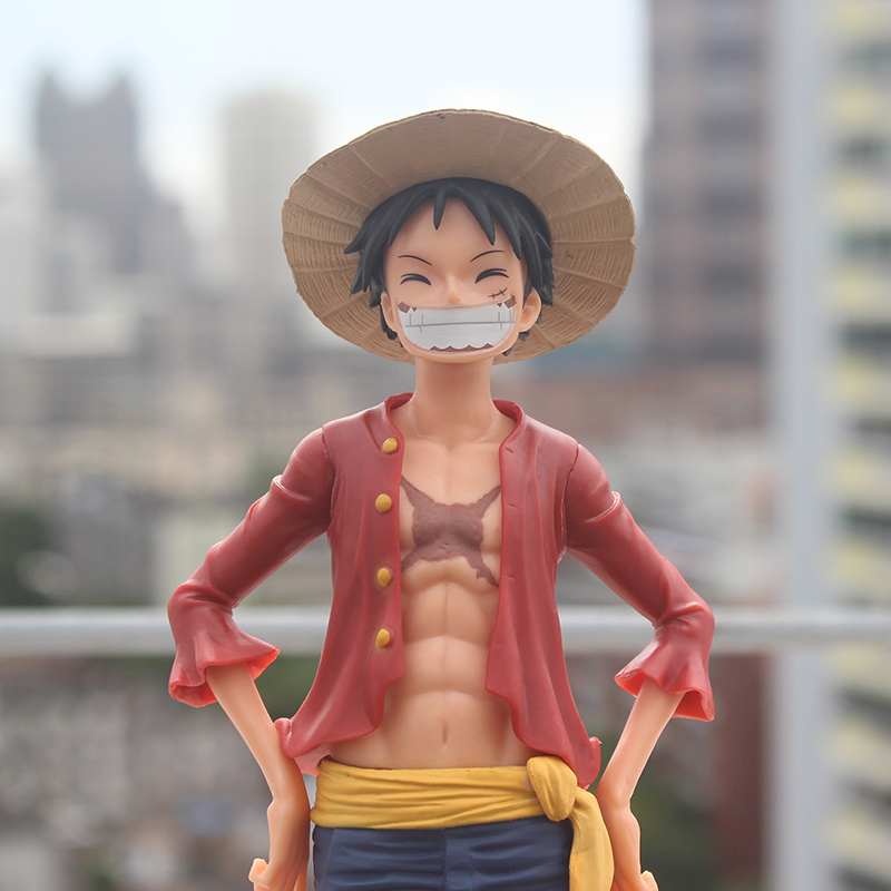 

Figurine Luffy en pvc, jouet de 25 cm, personnage singe D Luffy, modèle smiley classique 93, No box