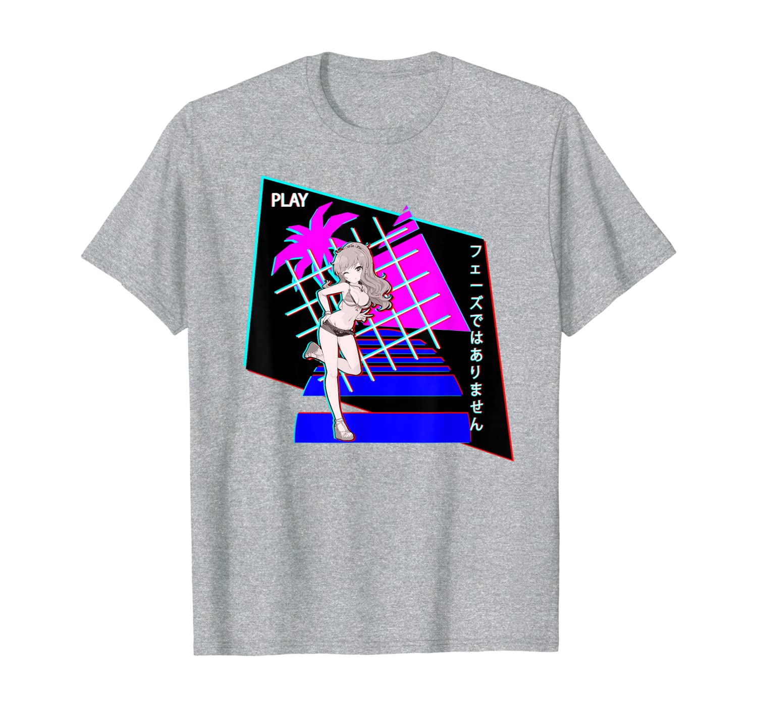 Not a Phase Hentai Vaporwave Anime T-shirt For Otaku-image-702639196