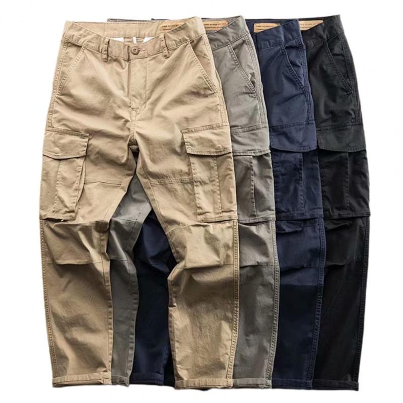 

Men's Pants Long Fabulous Lightweight Fall Wear-resistant Zipper For School, Black