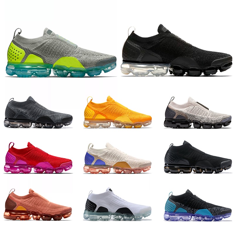 

TN Moc Knit Running Shoes White Black Grey Pink Volt Oreo University Red Mens Womens Sneakers Sports Walking Hiking, #1 white 36-45