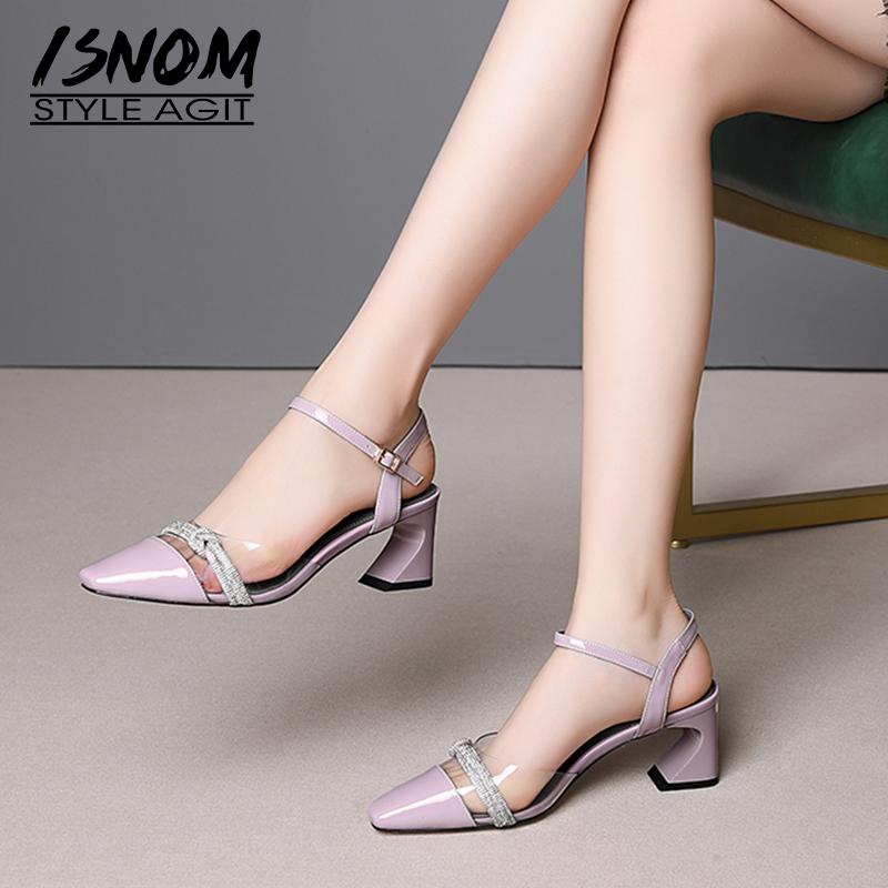 

Transparent Pvc Sandals High Heels Summer Strange Style Crystal Shoes Female Cow Leather Wedding Ladies, Black