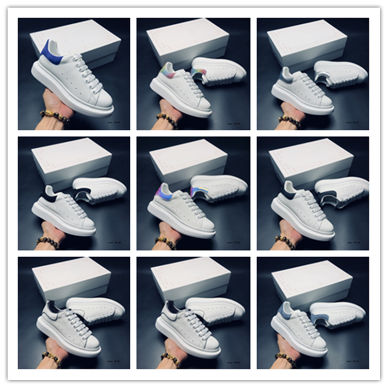 

2021 designer overseized ll alexander new ok mcqueens mcqueen mqueen men women shoes platform sneakers 36-44 ykyk, Black