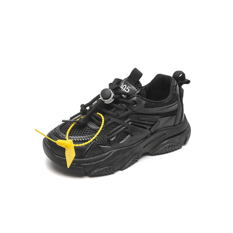 

Athletic Kids Shoes Children Tennis Boys Footwear D2537, Black