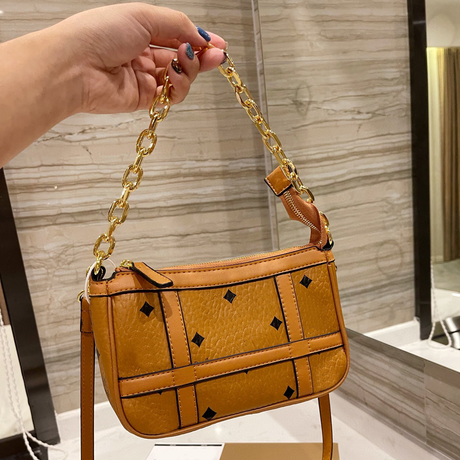 

Luxurys designers high Quality Ladies 2022 Folding bag handbag Women fashion mother handbags Thread bags cossbody wallet shoulder purse totes Artwork chains brand, No bags