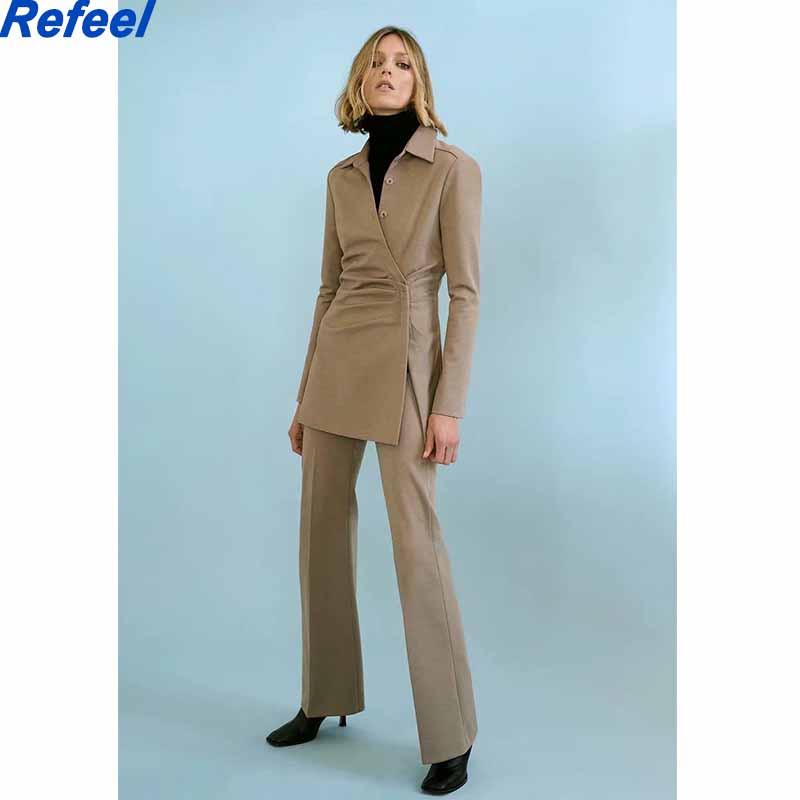 

Women's Pants & Capris Za Summer Fashion Women Solid Elastic Wide Leg Trousers Strethy Waist Pockets Female Flare, Black;white