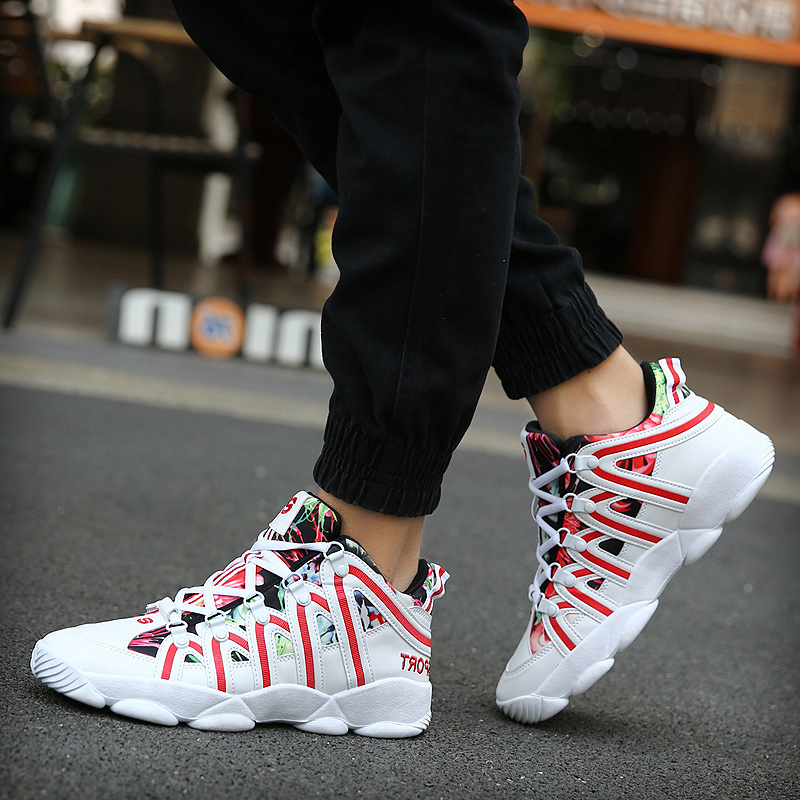 

cross-border top quality mens womens trainer sport size running shoes high-top men's four seasons casual sneakers white thick sole shoe couples code: 35-A11, Di1a7150