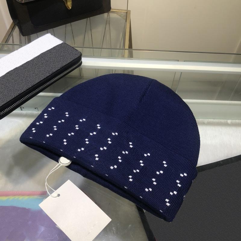 

Classic Designer Winter Beanie Men And Women Fashion Design Knitted Caps Autumn Wool Hat Letter Jacquard Unisex Warm Skull Cap 5 Color, Grey