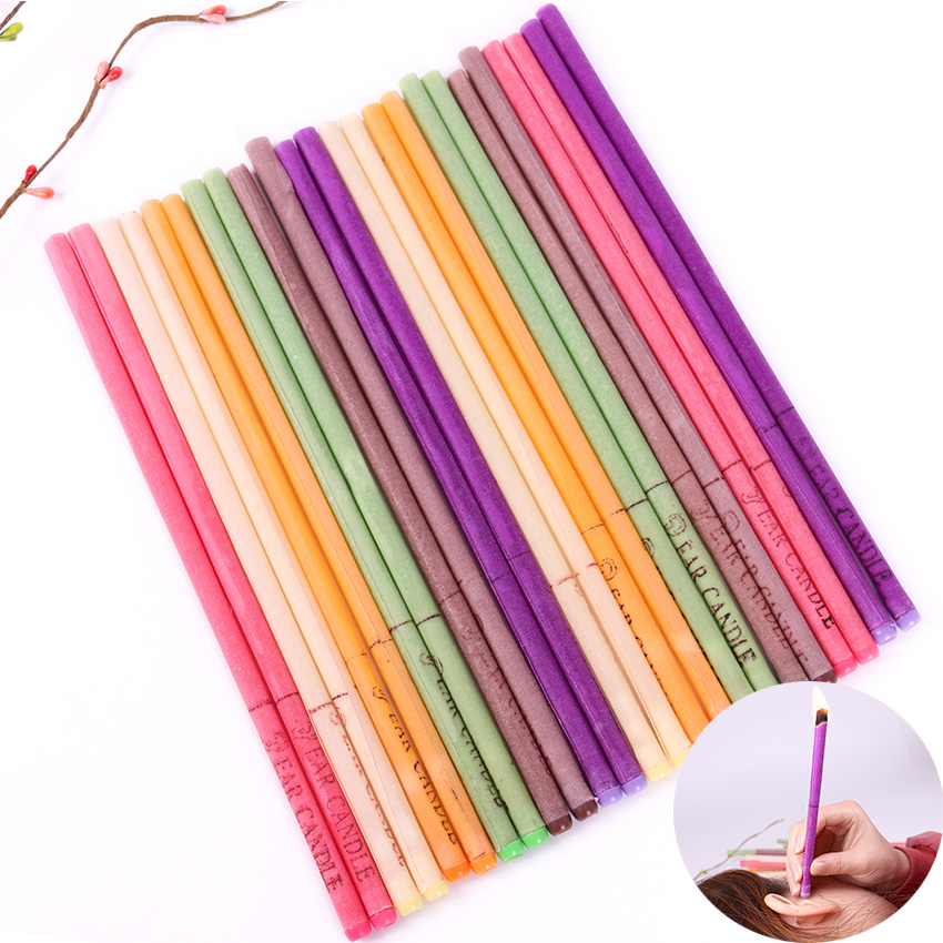 

Ear Candles Healthy Natural Aromatherapy Bee Wax Auricular Therapy Straight Coning Brain Care Candle Sticks