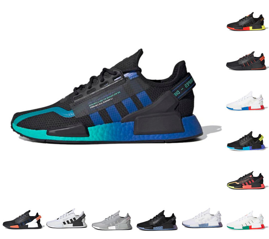 

cheap Dazzle camo nmd r1 v2 mens running shoes core black white mexico city oreo og classic aqua tones men women outdoor sports sneakers, 39