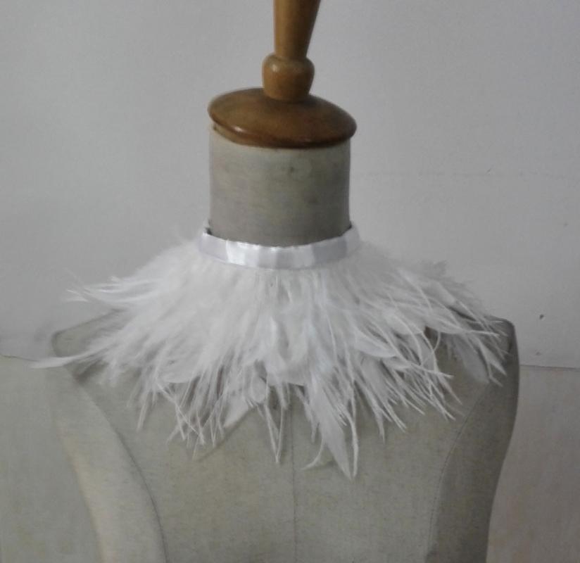 

Scarves Ostrich And Rooster Coque Feather Necklace Collar # CW18004
