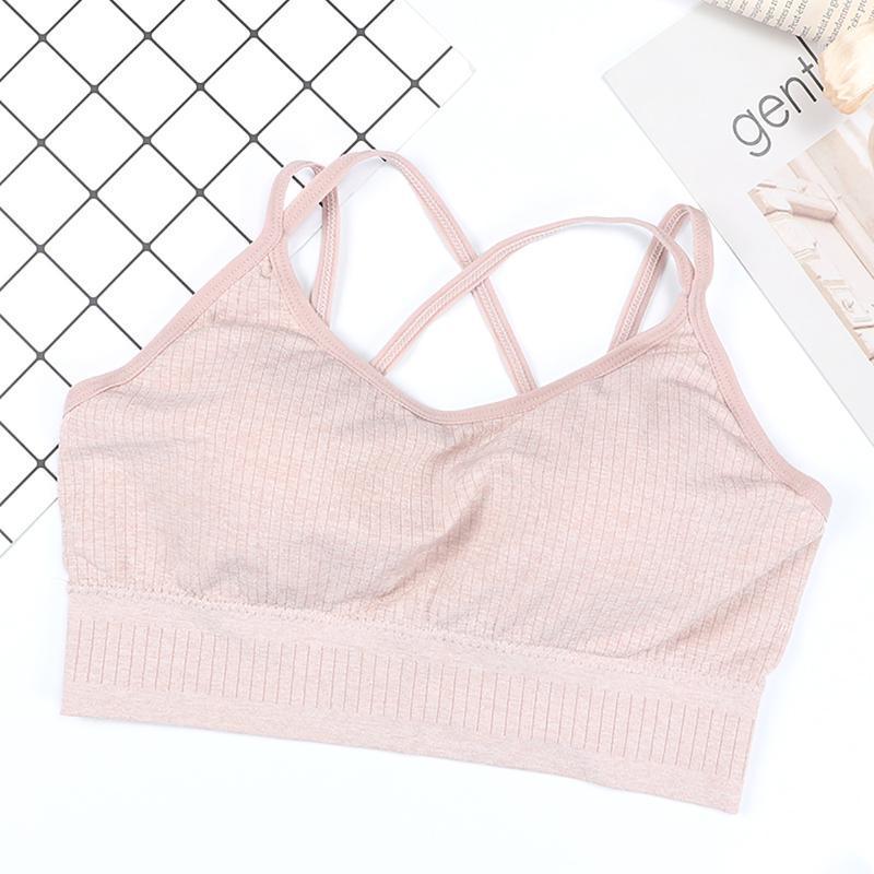 

25# Comfortable Seamless Sports Bra,women Fitness Top Yoga Bra For Cup A-d,running Gym Crop Top,women Push Up Sport Outfit, Gy