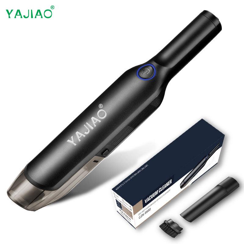 

Vacuum Cleaners YAJIAO Rechargeable Wireless Car Cleaner Home Handheld Cyclone Suction Cordless Auto Po For Wet And Dry