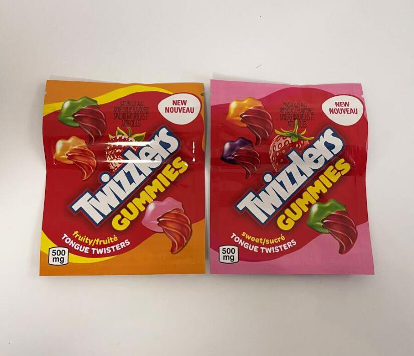 

twizzlers gummies edible empty packaging bags tongue twisters strawberry cherry minis In stock