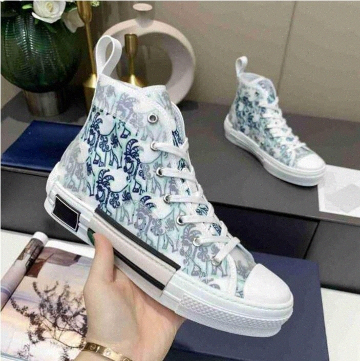 

b 23 high boots low cut top oblique bee men women luxurys shoes fashion pairs technical leather outdoor platform designers Classic b23 sneakersÂ diors, Black