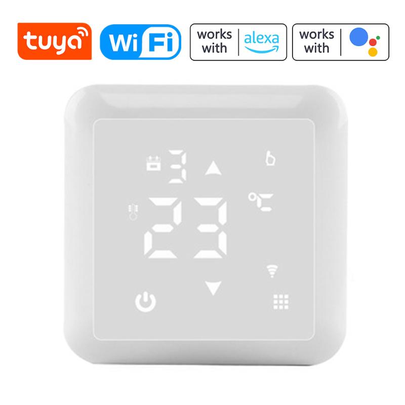 

Smart Home Control Tuya Wifi HY517 Temperature Controller Electric Floor Heating Boiler Thermostat Compatible With Amazon Alexa And Google