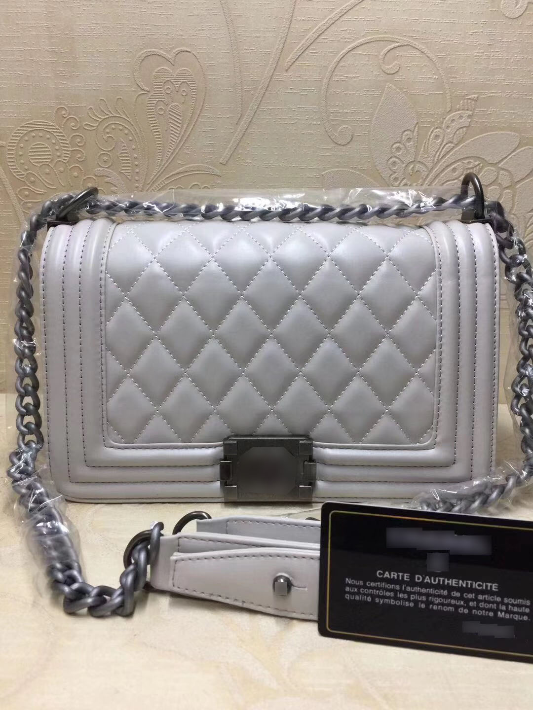 

Imitation Bags Wholesale Messenger Bag Ladies Fashion Shoulder Wallet Diamond Lattic Chain Handbags Brand Designs Classic Purse, White