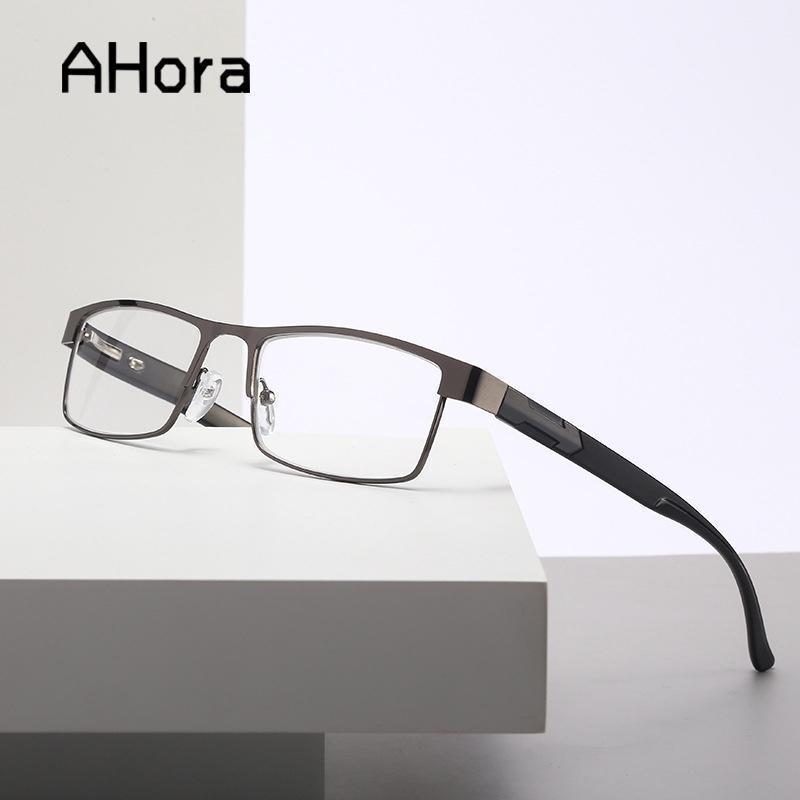 

Sunglasses Ahora Anti Blue Light Blocking Men Metal Optical Reading Glasses Lenses Diopter+1.00 +1.50 +2.00 +2.50 +3.00 +3.50 +4.00