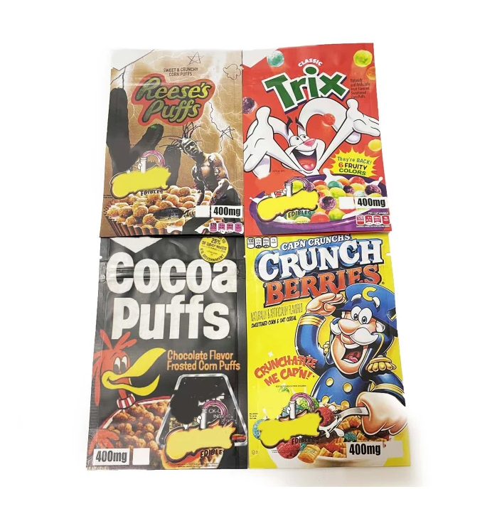 

Polyester film bag biscuits 500 mg deodorant storage edible packaging 4 kinds of hay 5 styles