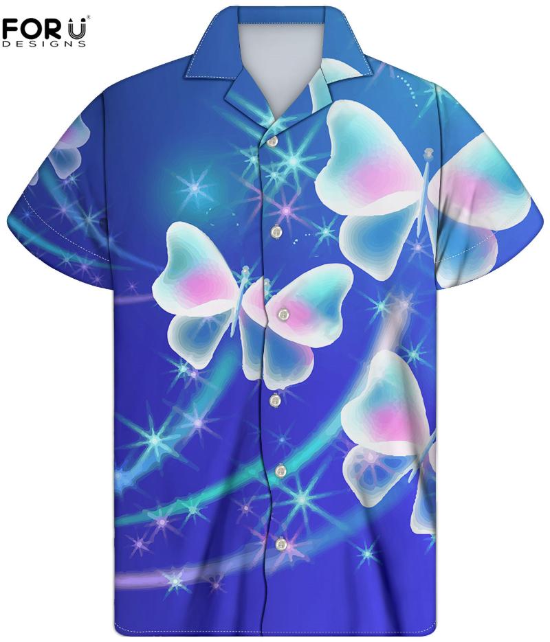 

Men's Casual Short Sleeve T Shirts 3D Buttflies Printings Male Hawaiian Fashion Tropical Boys Summer Blusas, Ysfa0604f16