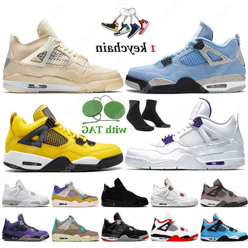 

Size 7-13 4s Basketball Shoes Jorden 4 Jumpman Womens Mens Jodan University Blue White Oreo Desert Moss Court Purple Trainers Sneakers, D29 military blue 40-47