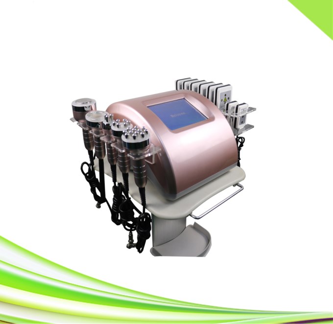 

6 in 1 slimming spa ultrasound cavitation machine lipolaser skin tightening rf beauty device
