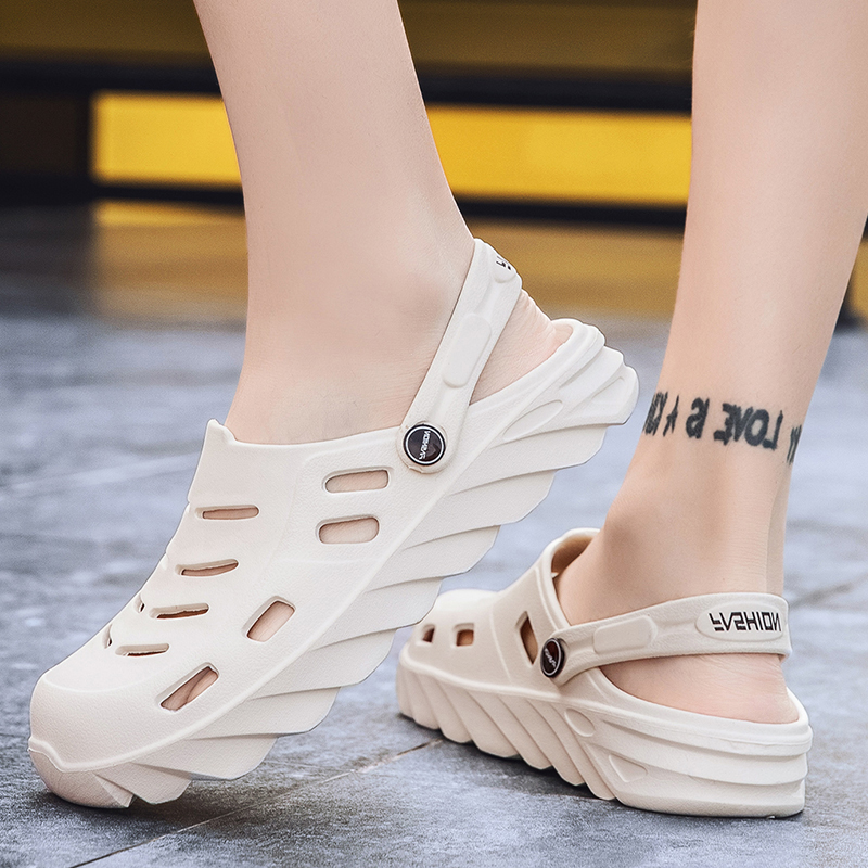 

2021 newest mens womens sports trainers summer cross-border sandals slippers casual trend beach hole shoes breathable hollow soft bottom slipper code: 19NK-2173, Smsj1864