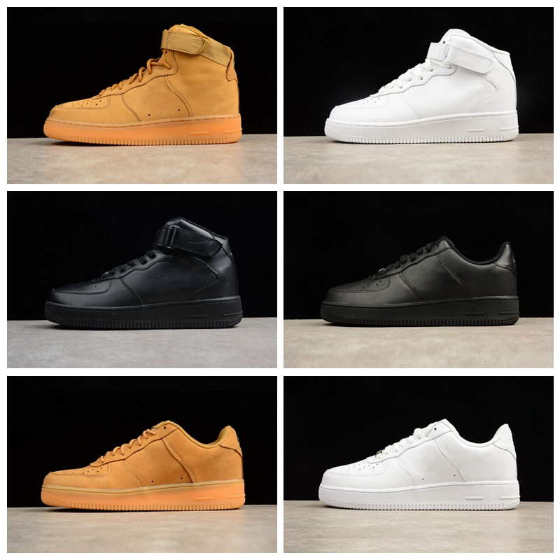 

Whole 10X forcs Low s Cushion 1 One mens casual Shoes for Men The Pure White Sports Trainer Women Designer US5.5-11 d196, Black;brown