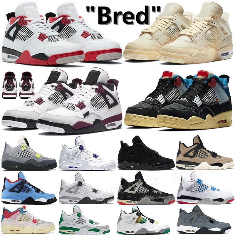 

2021 White Sail 4 retro men women basketball shoes 4s Black Cat Lighting University Blue Taupe HazeWhite Oreo Hazemens Outdoor hot style neakers
