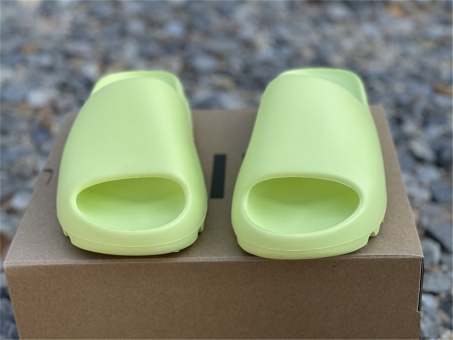 

Origianls Slides Glow Green GX6138 Shoes Men Women Foam Runner Ochre MXT Moon Grey MX Cream Clay Sand Enflame Orange Sandals With Box US4-13
