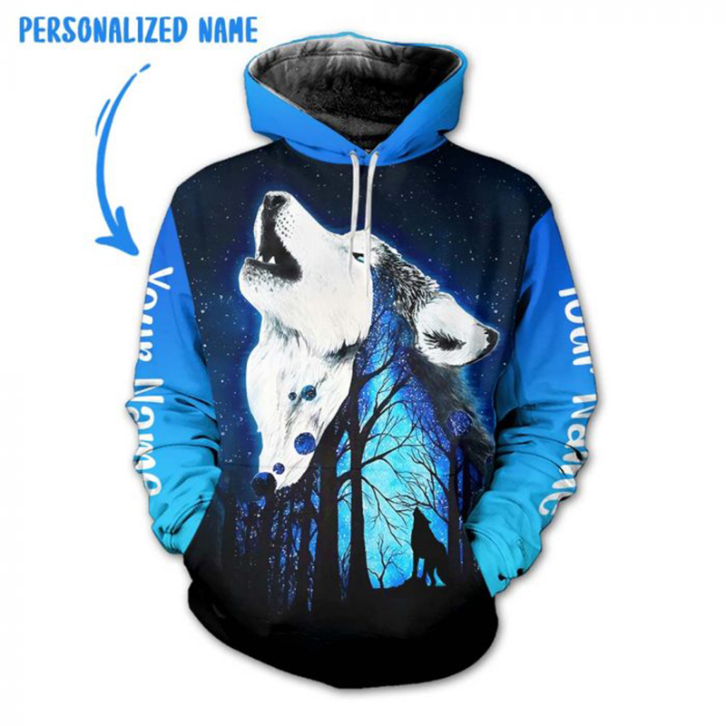 

Trendy puppy digital printing men 3D printed hoodie visual impact party top punk goth round neck high quality sweater hoodie, Black
