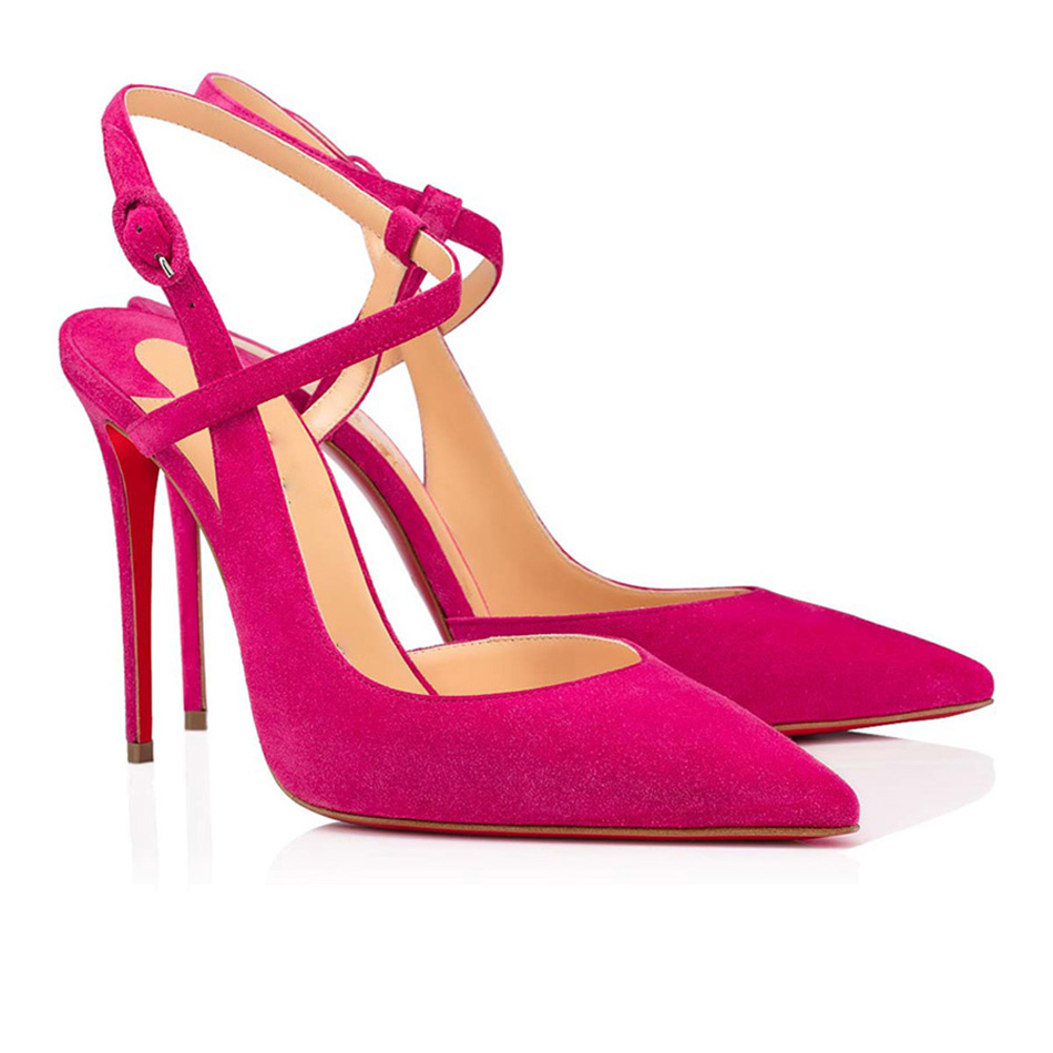 

2022Red Bottom Pumps Luxury Womens Sandals Popular Jenlove 100 mm High Heels Paris Bride Patent Leather Suede Ankle Strap Pointe, #1
