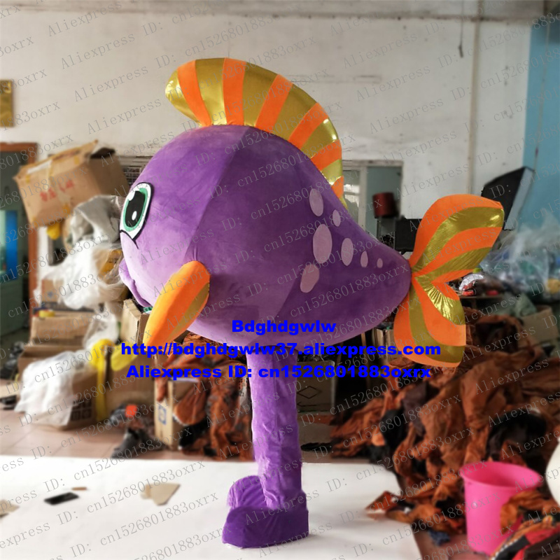 

Mascot Costumes Purple Goldfish Gold Fish Common Carp Cyprinoid Mascot Costume Adult Cartoon Character Sales Promotion Popular Campaign zx21, Default color
