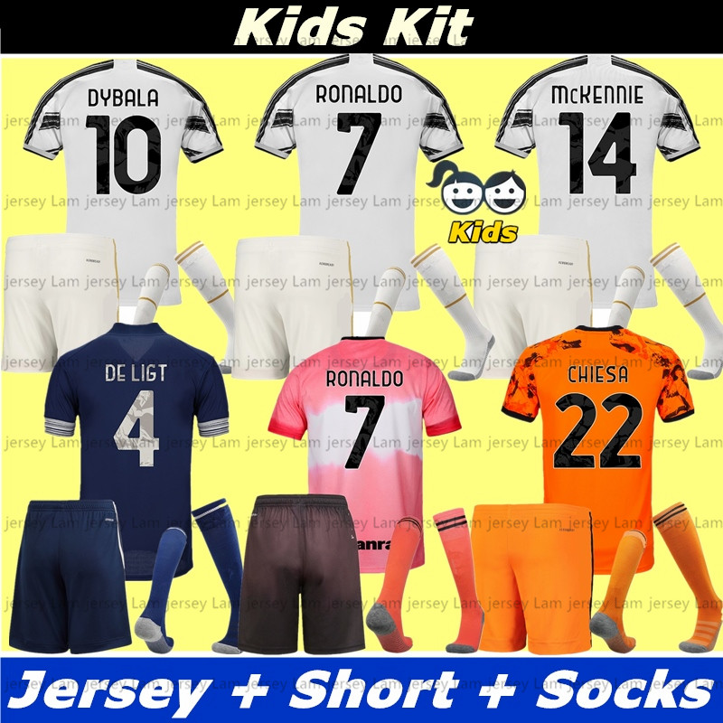 

juventus Soccer jerseys RONALDO DYBALA MORATA CHIESA McKENNIE football shirt 20 21 JUVE Kids kit fourth 4th HUMAN RACE boys sets, Black