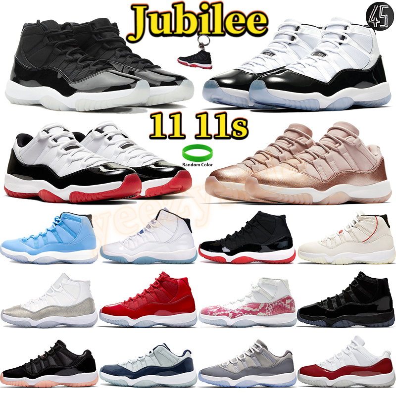 

Jubilee 25th anniversary 11 mens basketball shoes 11s sneakers high concord 45 pantone low white bred legend blue men women sports trainers, Bubble wrap packaging