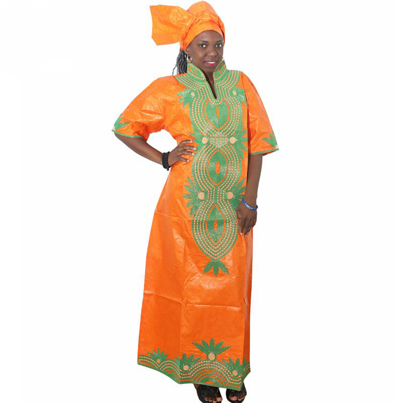 

2021traditional african dresses south africa ladies clothes long dress and headwrap african sets womens african bazin dresses, Red