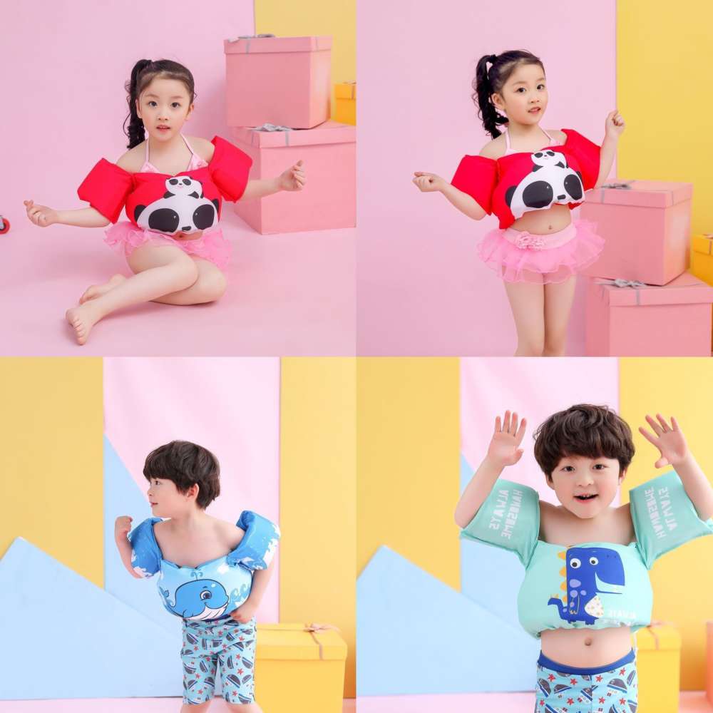 

Swimming ring Swimsuit, Children's foam arm circle, training, swimming, big Buoyancy vest, baby vest.