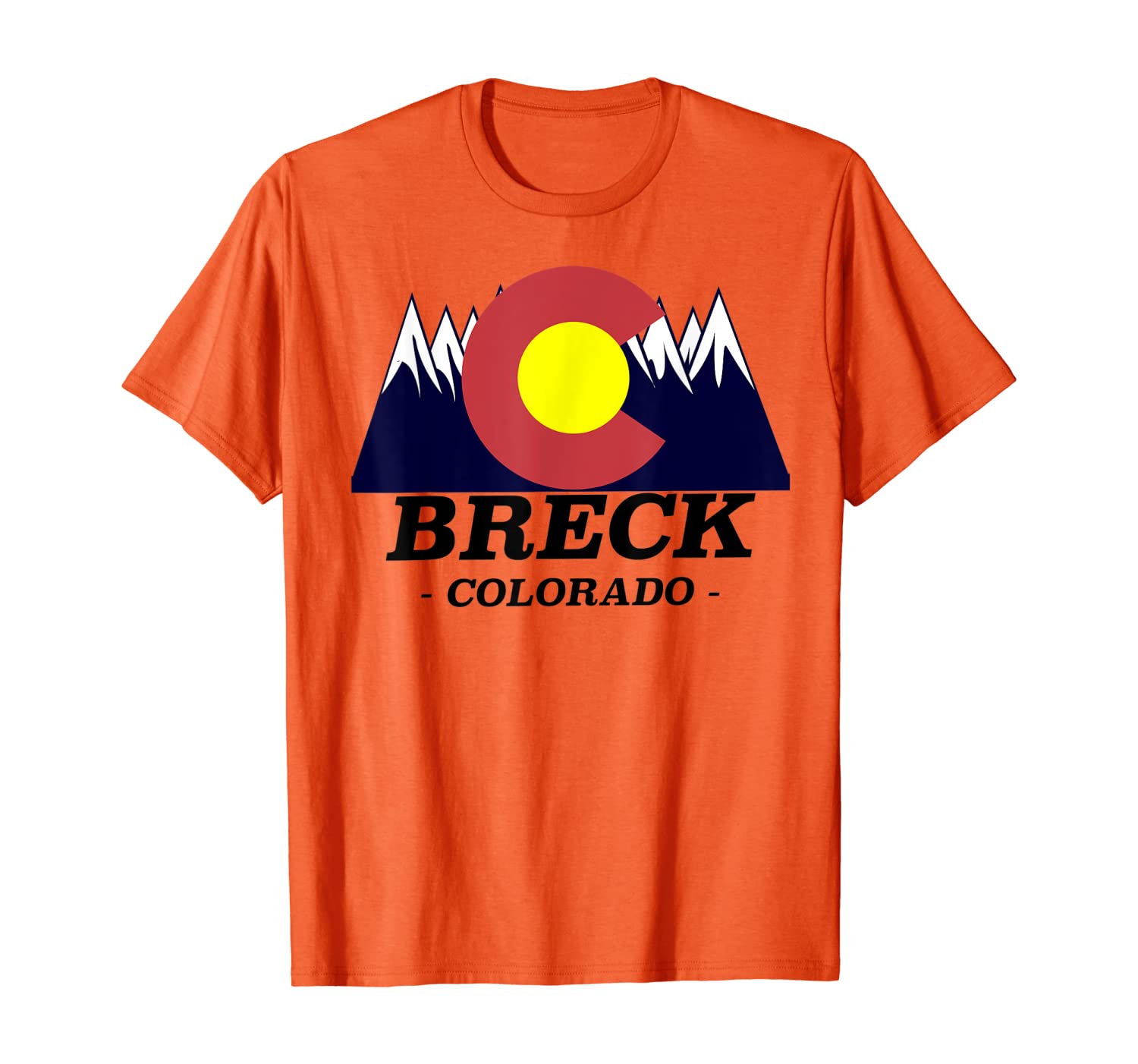 

Breck Colorado - T-Shirt | Souvenir Tee - Mountains Gift, White;black