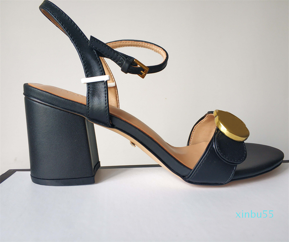 

Heels Women shoes Designer Sandals Quality Sandals Heel height 7cm and 5cm Sandal Flat shoe Slides Slippers by shoes, #4
