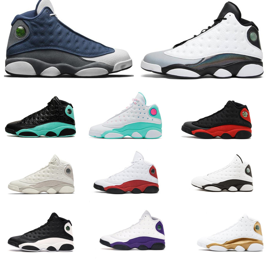 

2022 New 13 13s Island Dunk men's basketball shoes Playground Hyper Royal Bred Flint He Got Game Lucky green retro women's sports sneakers 36-37, Shoelace