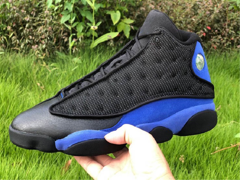 

13 Retro Dark Powder Blue Men Shoes Gym Red/Flint Grey-White-Black 12 BasketballShoes 13s Red Flint sports sneakers 414571-144 With Box, 01
