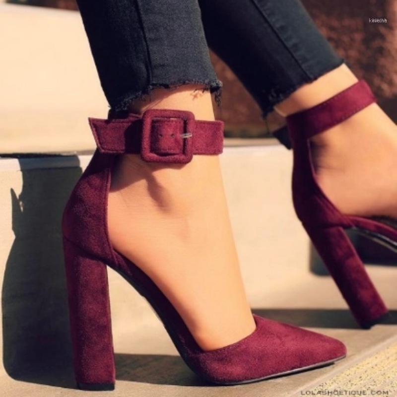 

Women Wedding Shoes Brand Strap Heels Classic Heeled Sandals 10.5CM Ladies Red Pointed Platform Pumps1, Black