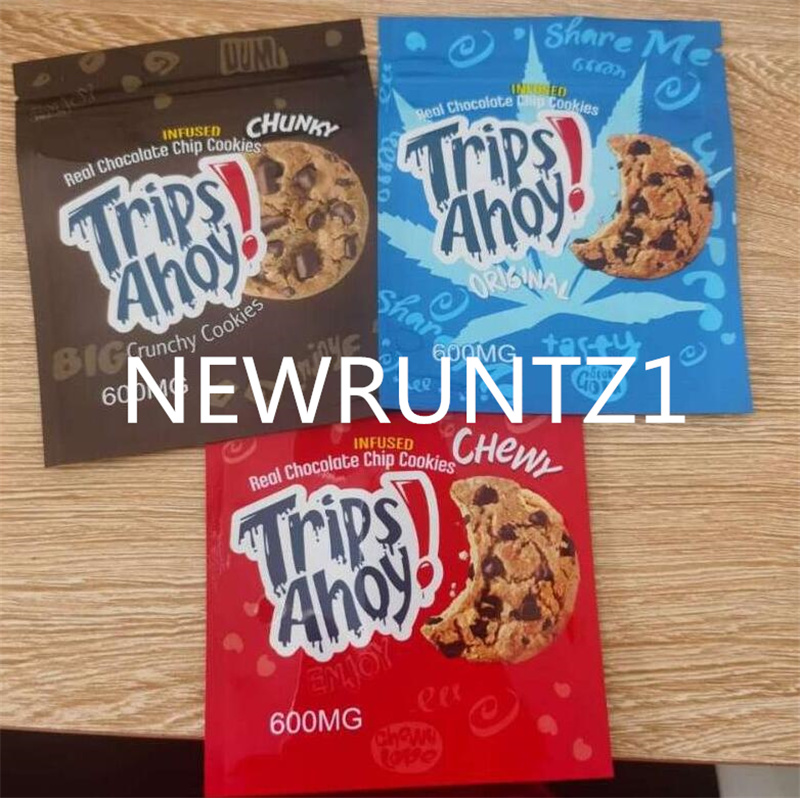 

2021U INFUSED CHIPS CEREAL TREATS CHOCOLATE brownie MYLAR BAGS RUNTZ FLAMIN CANNA BUTTER TRIPS AHOY EDIBLES PACKAGING COOKIES package PEANUT