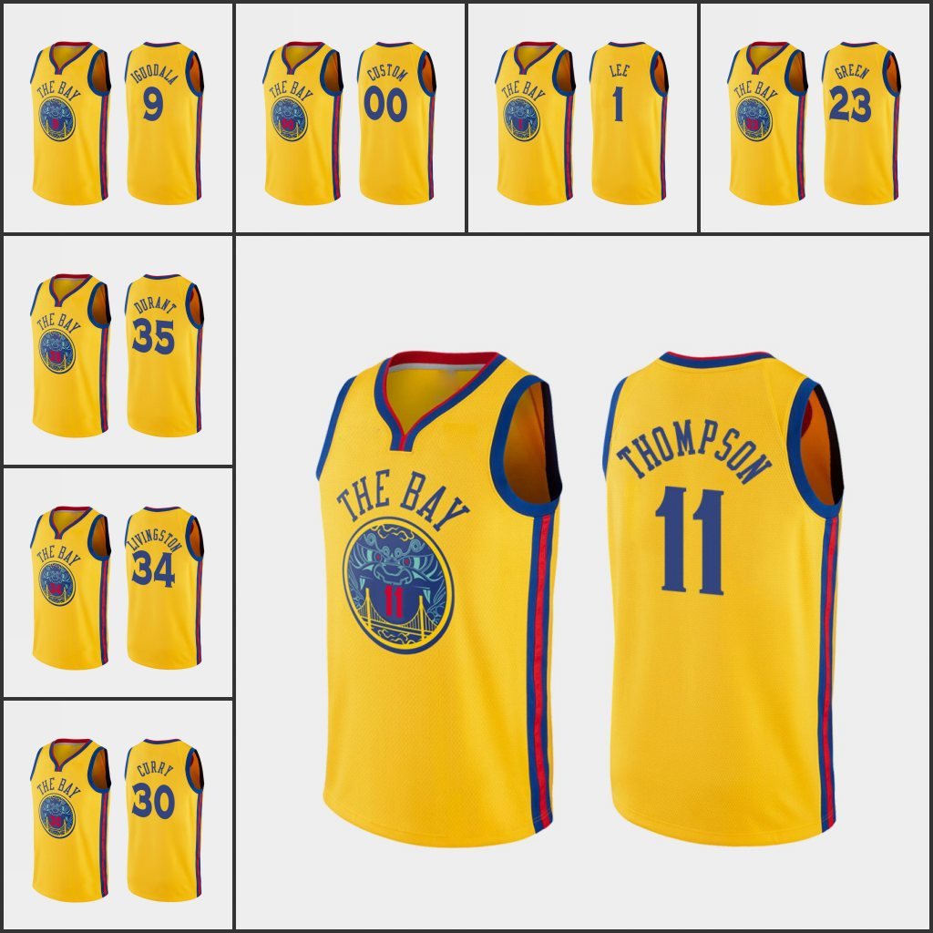 

Golden's State's Warriors's Men Klay's Thompson Stephen Curry Kevin Durant Draymond Green Custom's City's Edit, Black;red